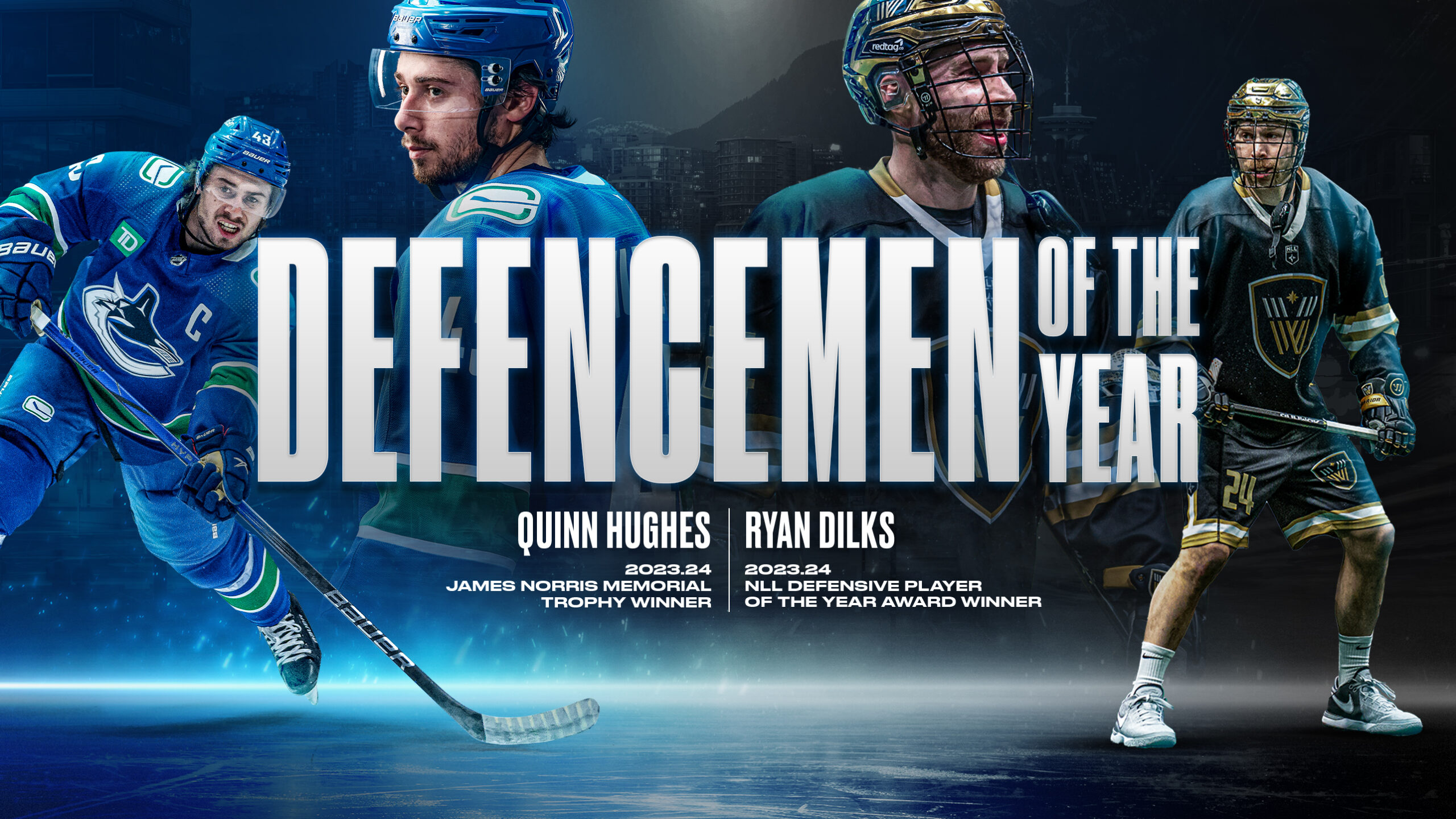 Quinn Hughes and Ryan Dilks Vancouver’s Defensive Pillars Set the