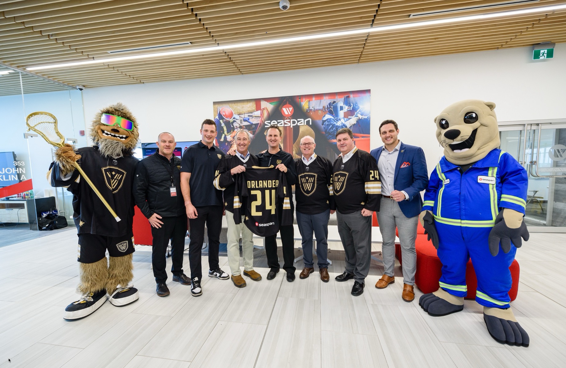 Official image for Vancouver Warriors name Seaspan official home jersey partner